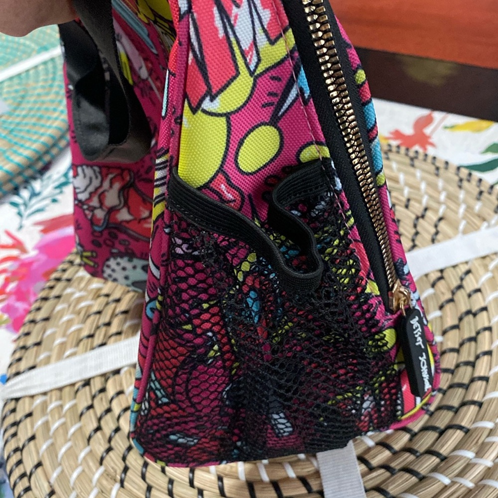 🆕Betsey Johnson Lunch tote with Mesh Pouch, “Ice Cream Treats” - Picture 5 of 7